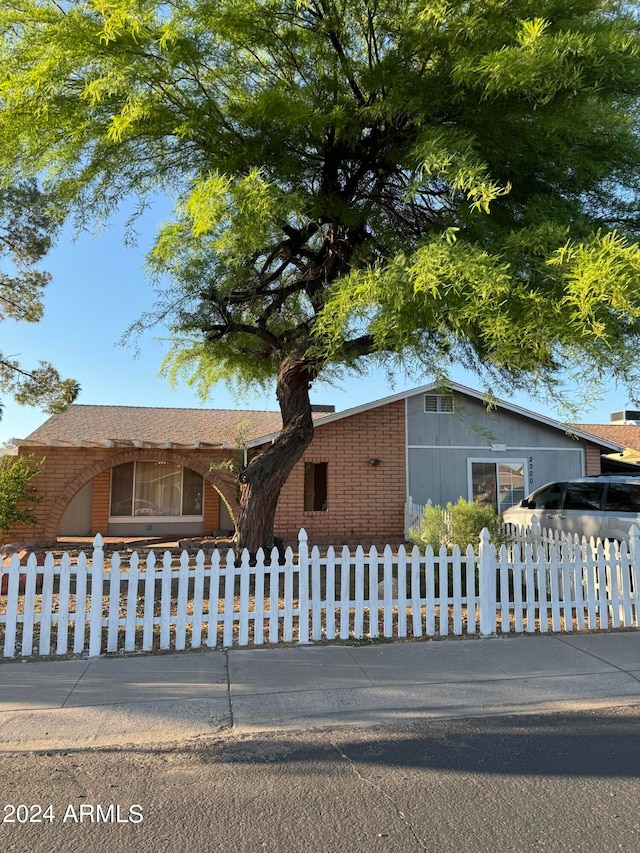 view of ranch-style home