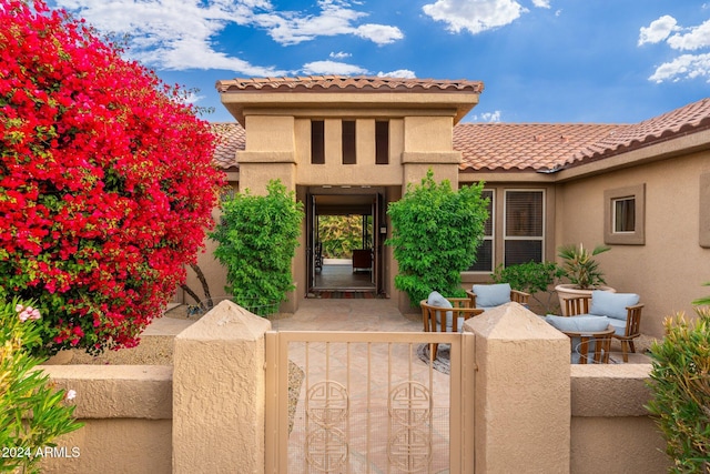 view of entrance to property