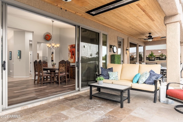 view of patio / terrace with outdoor lounge area