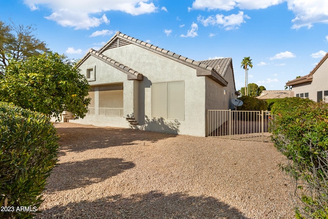 view of property exterior