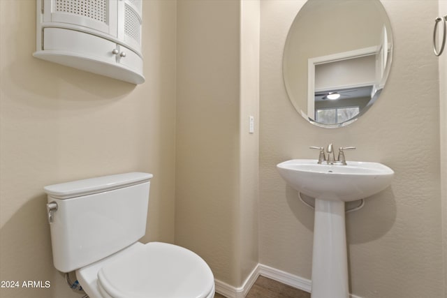 bathroom with toilet