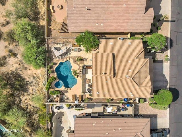 2758 N Sterling, Mesa, AZ 85207 - bird's eye view of a pool area