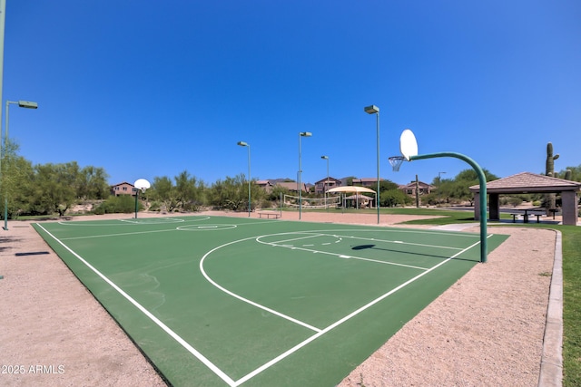 2758 N Sterling, Mesa, AZ 85207 - view of basketball court with a gazebo and community basketball court