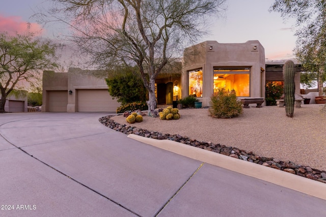 view of pueblo-style house