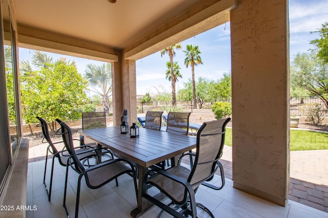 16772 W Cypress St, Goodyear, AZ 85395 - fenced backyard with outdoor dining area and a patio area