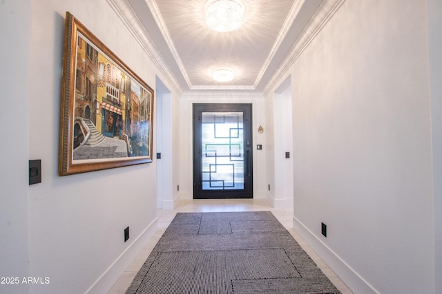 16772 W Cypress St, Goodyear, AZ 85395 - entryway with baseboards and ornamental molding
