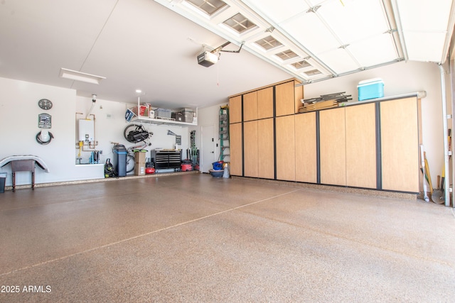 16772 W Cypress St, Goodyear, AZ 85395 - garage featuring a garage door opener and water heater