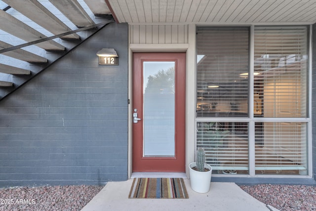 view of property entrance