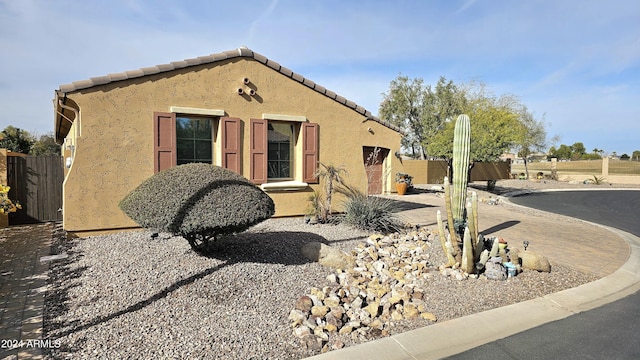 view of front of home