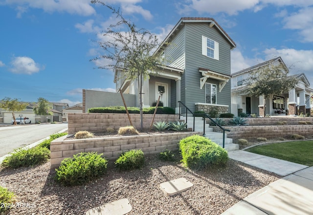 view of front of property