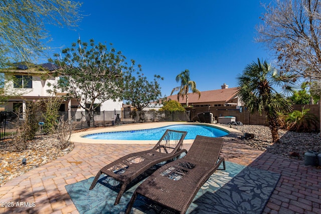 2934 S Woodruff Cir, Mesa, AZ 85212 - view of swimming pool with a fenced backyard and a patio