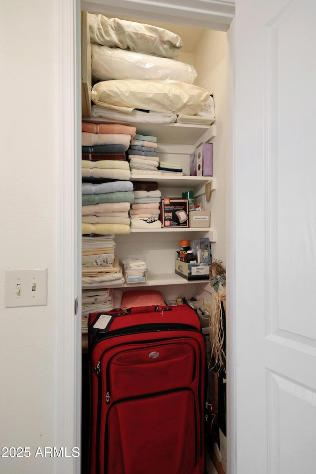 view of closet