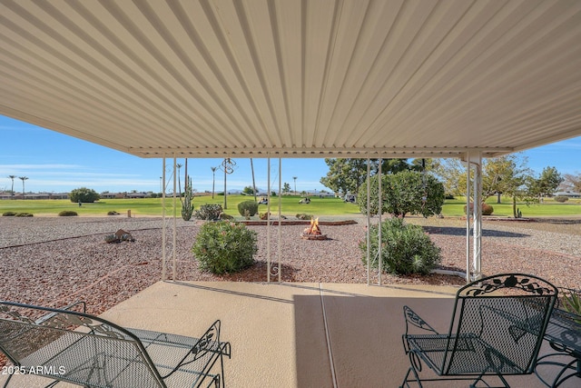 view of patio