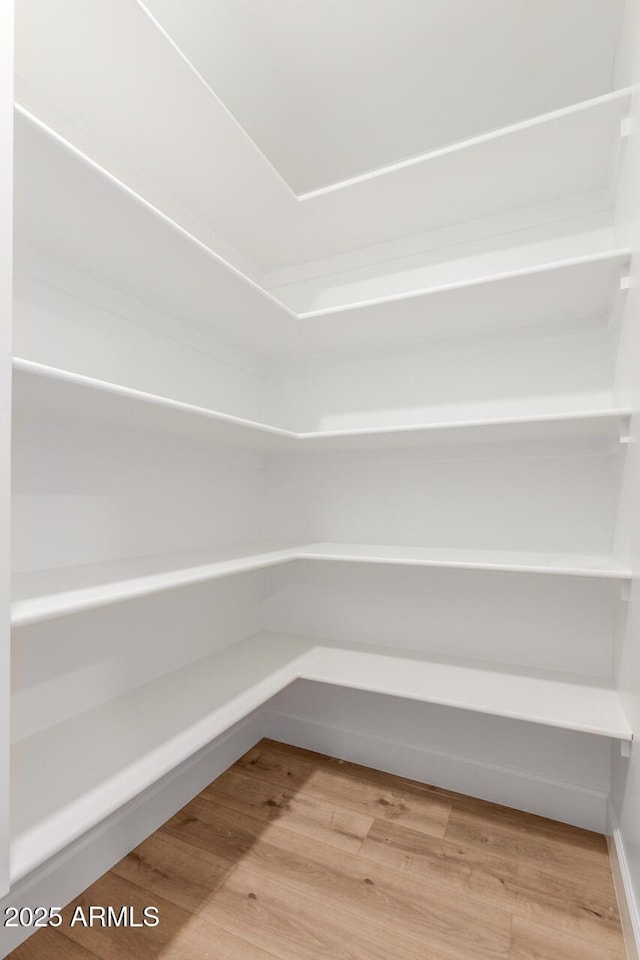 view of storage area