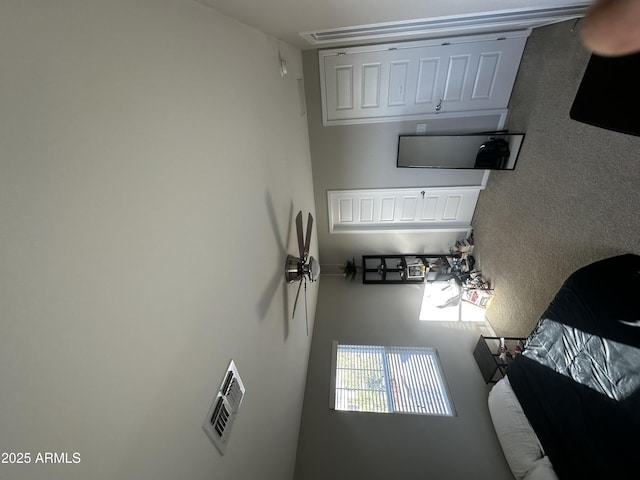 interior space with white cabinetry