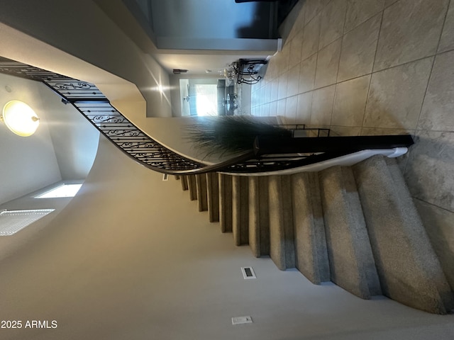 view of staircase