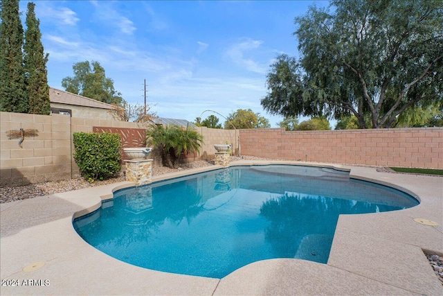 view of pool