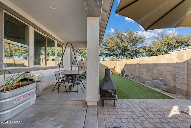 view of patio