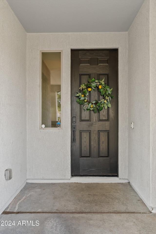 view of property entrance