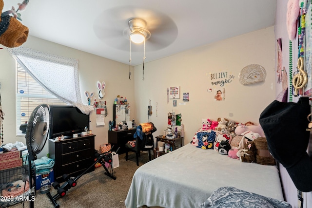 18711 W Farmer Rd, Buckeye, AZ 85326 - bedroom with carpet and ceiling fan