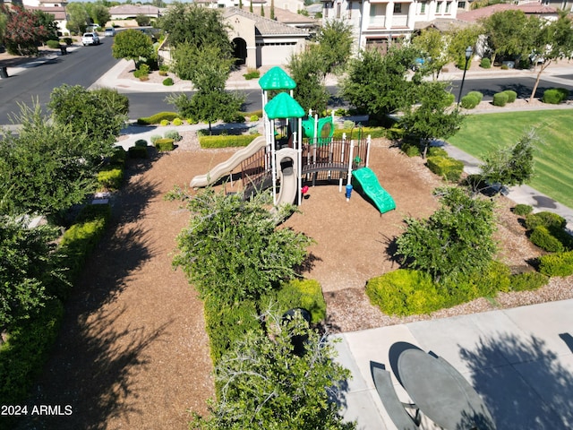 view of play area