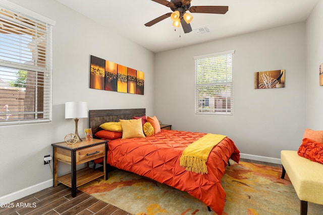 20684 W Meadowbrook Ave, Buckeye, AZ 85396 - bedroom featuring wood finished floors and a ceiling fan
