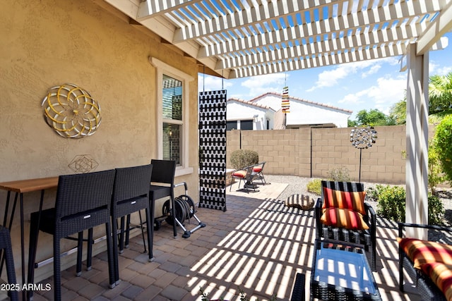 20684 W Meadowbrook Ave, Buckeye, AZ 85396 - view of patio with a pergola
