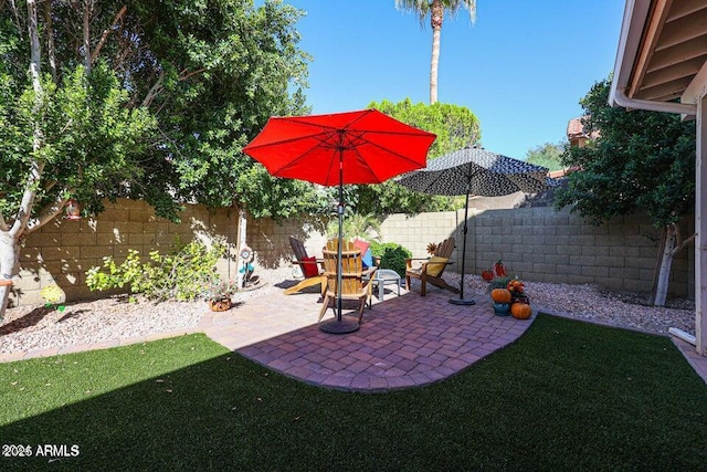 view of patio