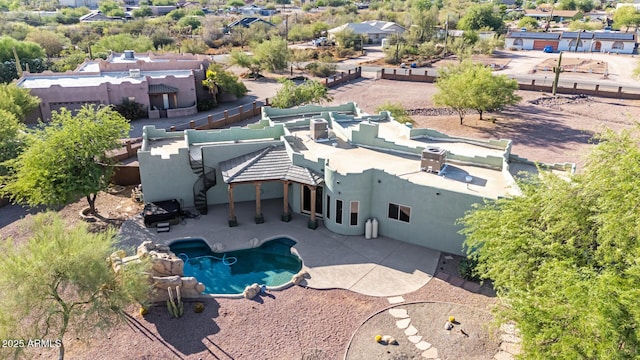 5347 E 10th Ave, Apache Junction, AZ 85119 - view from above of property featuring a pool