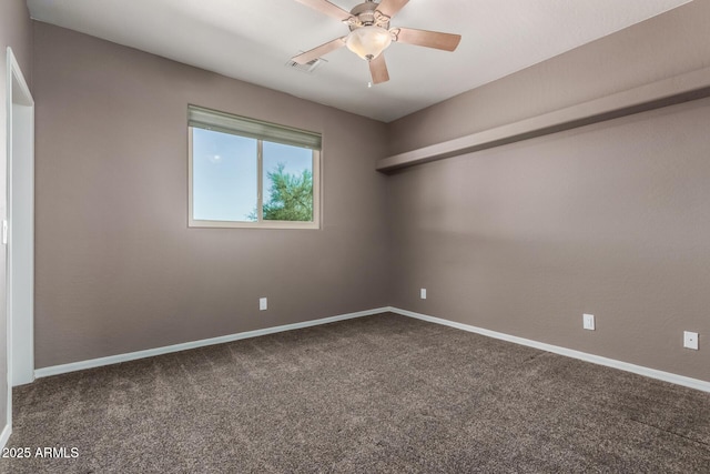 5347 E 10th Ave, Apache Junction, AZ 85119 - carpeted spare room with ceiling fan and baseboards