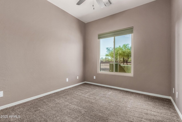 5347 E 10th Ave, Apache Junction, AZ 85119 - spare room featuring a ceiling fan and carpet floors
