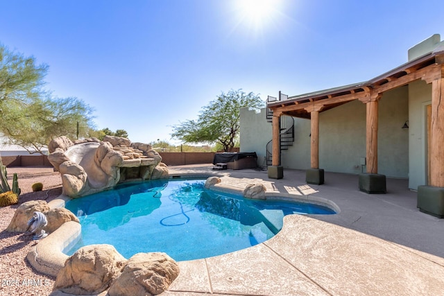 5347 E 10th Ave, Apache Junction, AZ 85119 - view of swimming pool with a patio