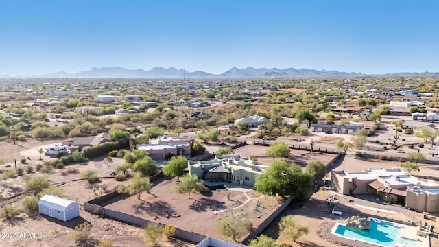 5347 E 10th Ave, Apache Junction, AZ 85119 - aerial view of residential area with mountains