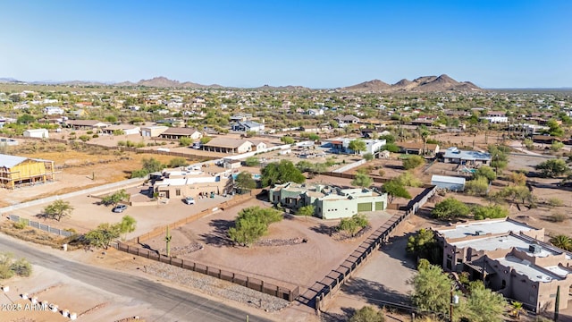 5347 E 10th Ave, Apache Junction, AZ 85119 - aerial perspective of suburban area featuring a mountain backdrop