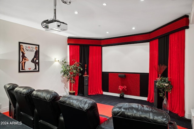 view of cinema room