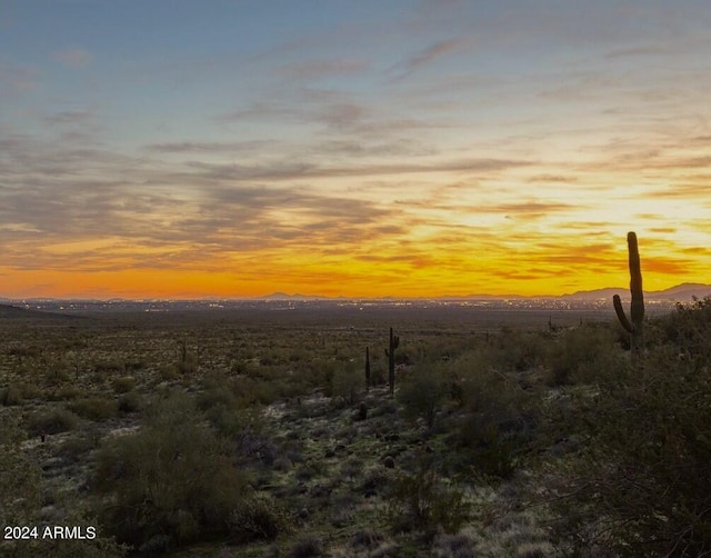 view of nature at dusk