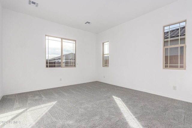 spare room with carpet