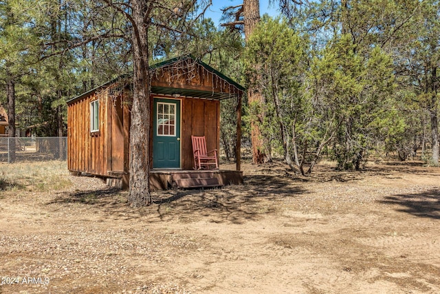 view of shed / structure