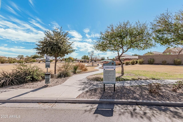 337 E Clairidge Dr, San Tan Valley, AZ 85143 - view of yard with fence