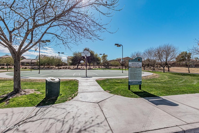 337 E Clairidge Dr, San Tan Valley, AZ 85143 - surrounding community with community basketball court and a yard