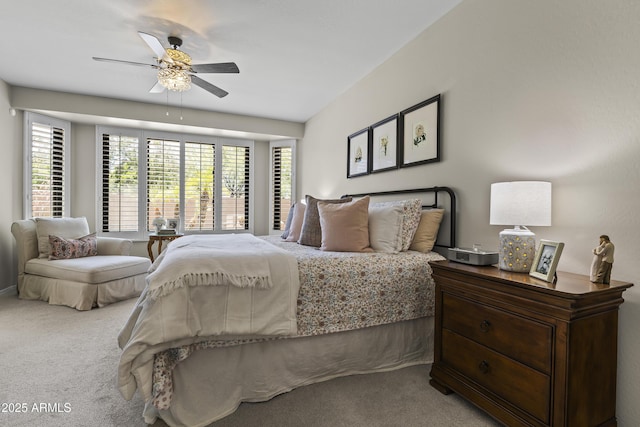 6213 W Gambit Trl, Phoenix, AZ 85083 - bedroom featuring carpet flooring and a ceiling fan