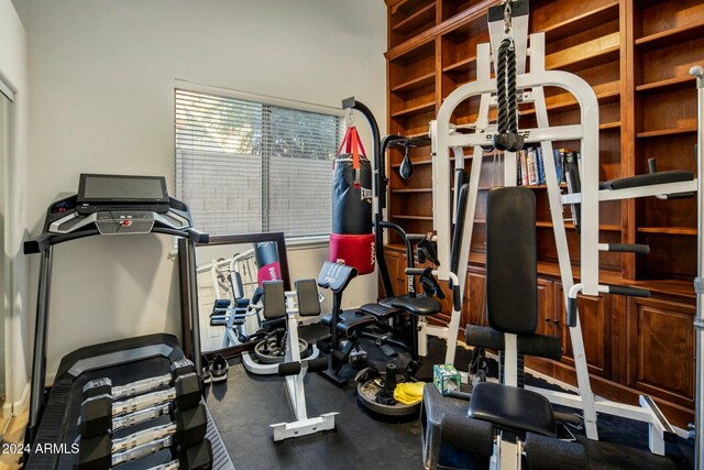 view of workout room