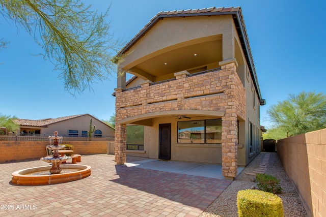 3030 N Saranac, Mesa, AZ 85207 - fenced backyard featuring a patio area