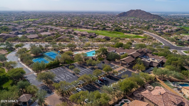 3030 N Saranac, Mesa, AZ 85207 - aerial view of residential area featuring a pool area and a local golf course