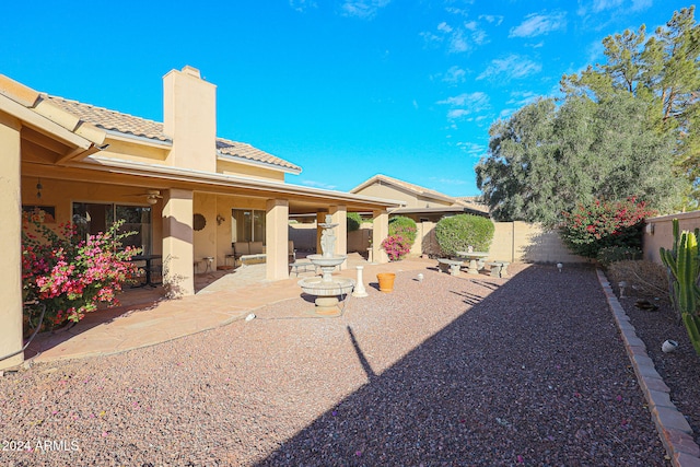 exterior space with a patio area