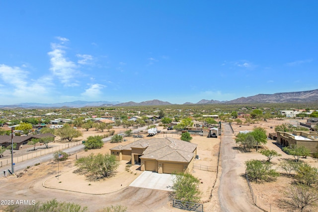 1008 E Mano Dr, New River, AZ 85087 - aerial view of residential area featuring a mountainous background