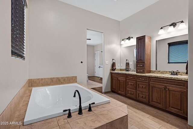 1008 E Mano Dr, New River, AZ 85087 - full bath featuring double vanity and a garden tub