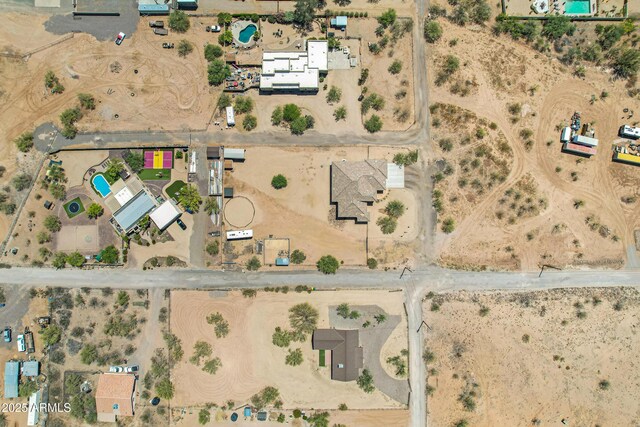 1008 E Mano Dr, New River, AZ 85087 - aerial view of property's location featuring a desert landscape and rural landscape