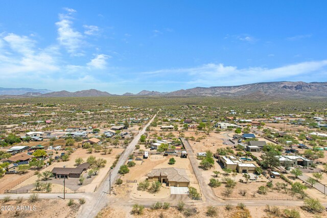 1008 E Mano Dr, New River, AZ 85087 - aerial view of residential area featuring a mountainous background