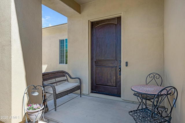 1008 E Mano Dr, New River, AZ 85087 - entrance to property with stucco siding